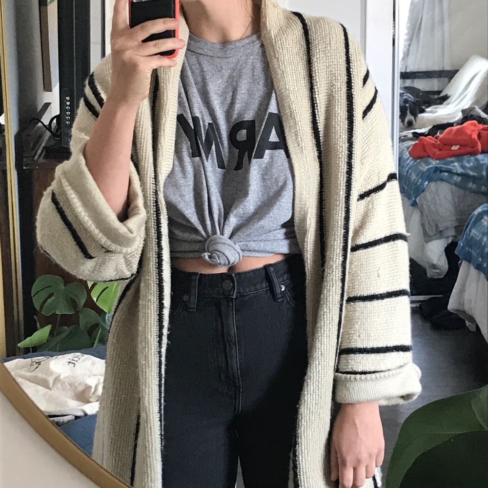 AMUSE SOCIETY beckett stripe sweater